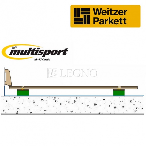   Weitzer Parkett Multisport M47 Classic