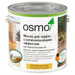 Масло для террас OSMO Terrassen-Ol с антискользящим эффектом